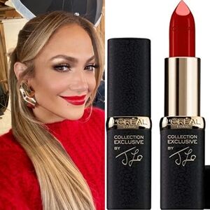 L'Oreal Color Riche Collection Exclusive Privee Pure Red JLo Jennifer Lopez NWT
